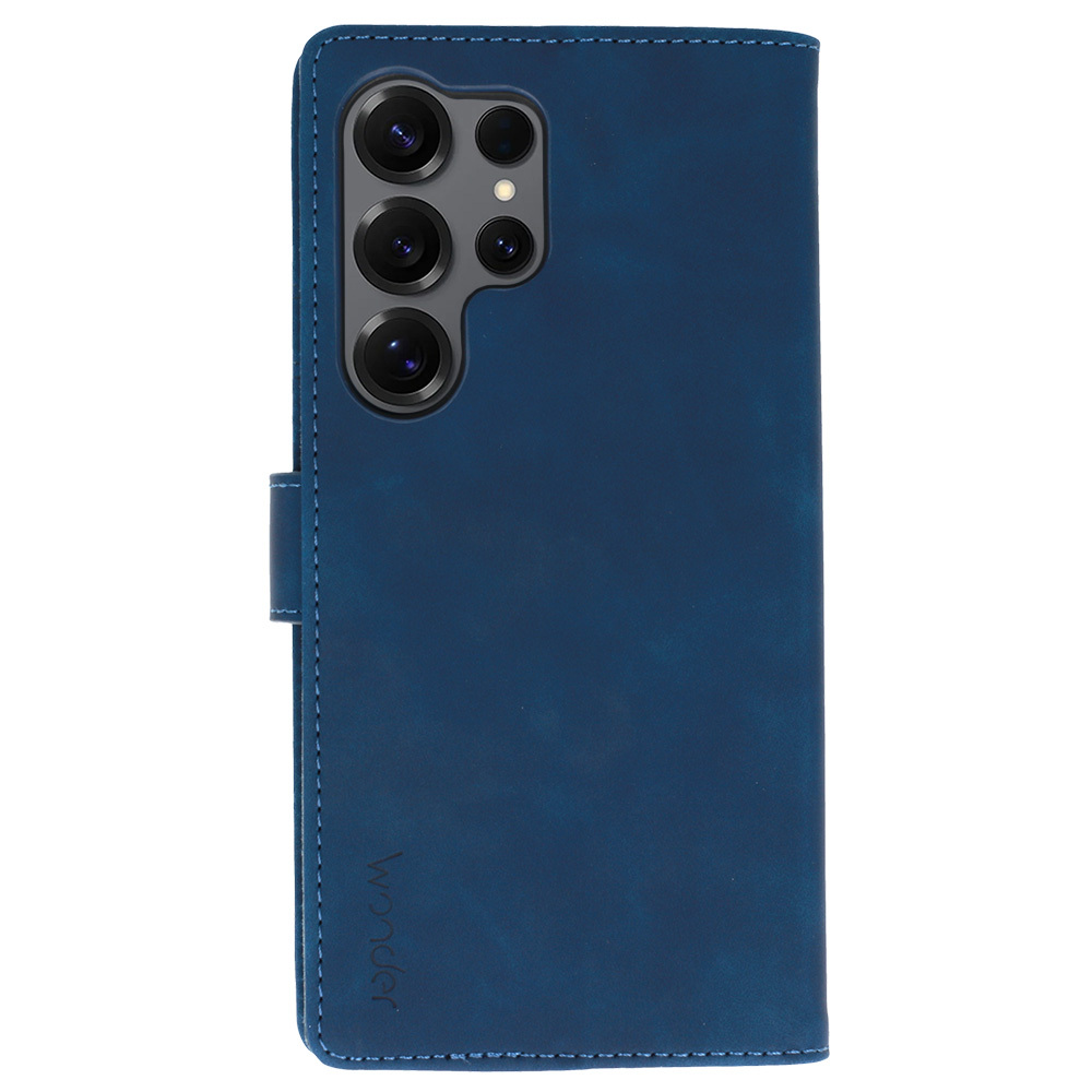 Pokrowiec z klapk� Kabura Wonder Fancy granatowy Samsung Galaxy S25 Ultra / 3