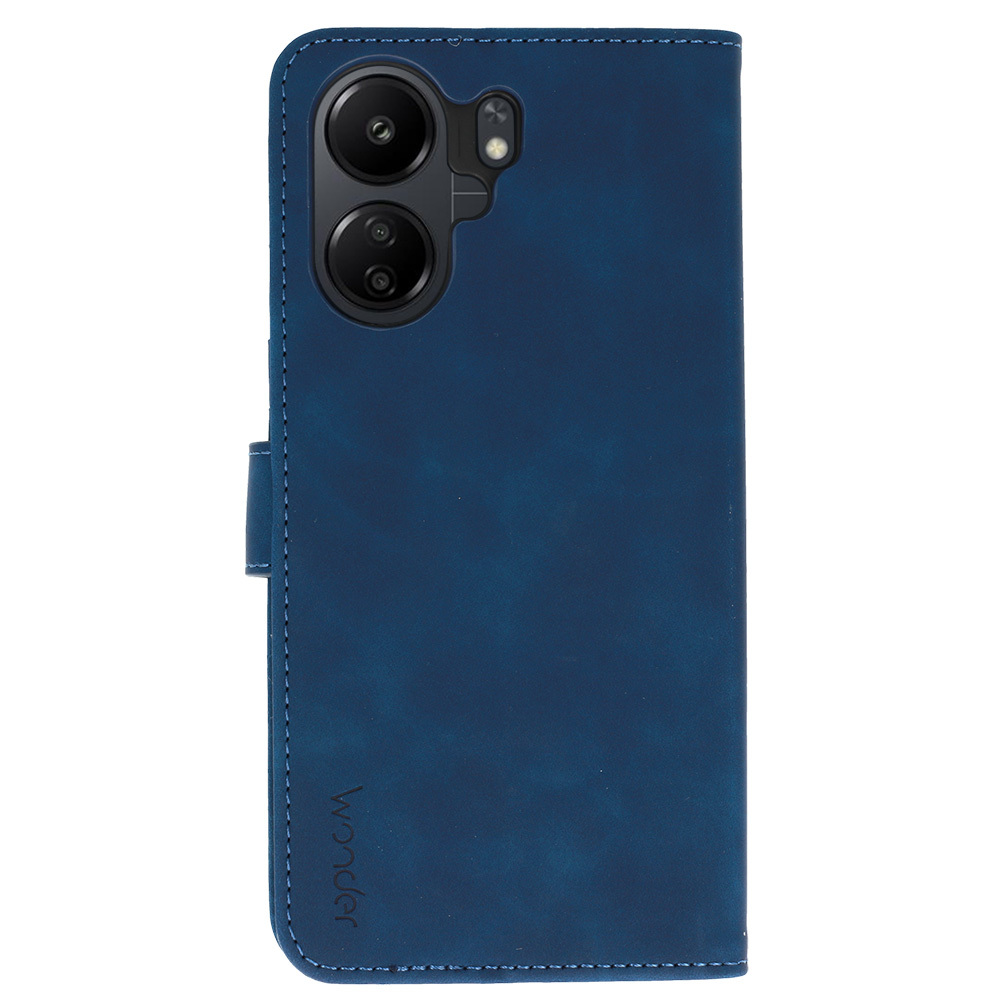 Pokrowiec z klapk� Kabura Wonder Fancy granatowy Xiaomi Redmi 13C / 3