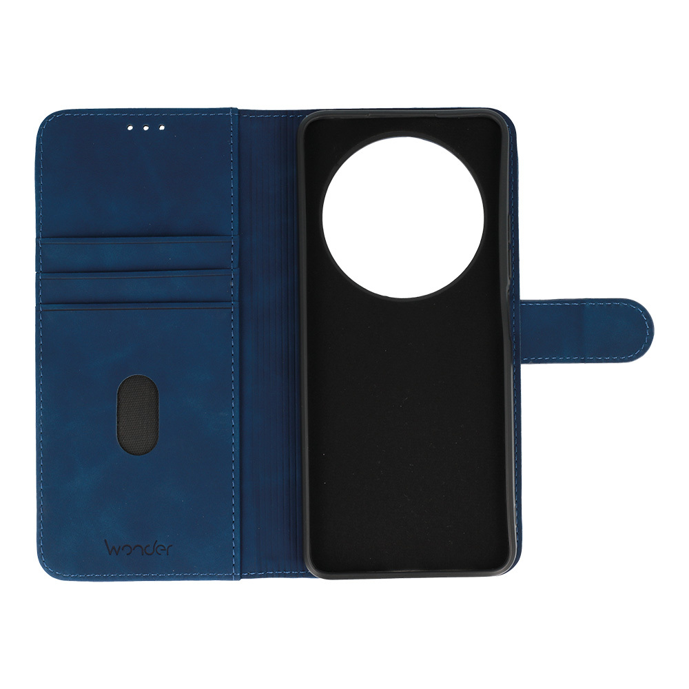Pokrowiec z klapką Kabura Wonder Fancy granatowy Xiaomi Redmi 14C / 4 Pokrowiec z klapką Kabura Wonder Fancy granatowy Xiaomi Redmi 14C / 4