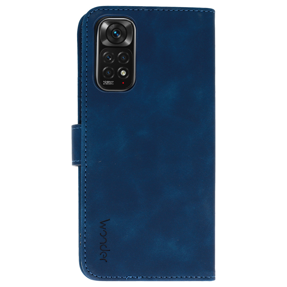 Pokrowiec z klapką Kabura Wonder Fancy granatowy Xiaomi Redmi Note 11S / 3 Pokrowiec z klapką Kabura Wonder Fancy granatowy Xiaomi Redmi Note 11S / 3