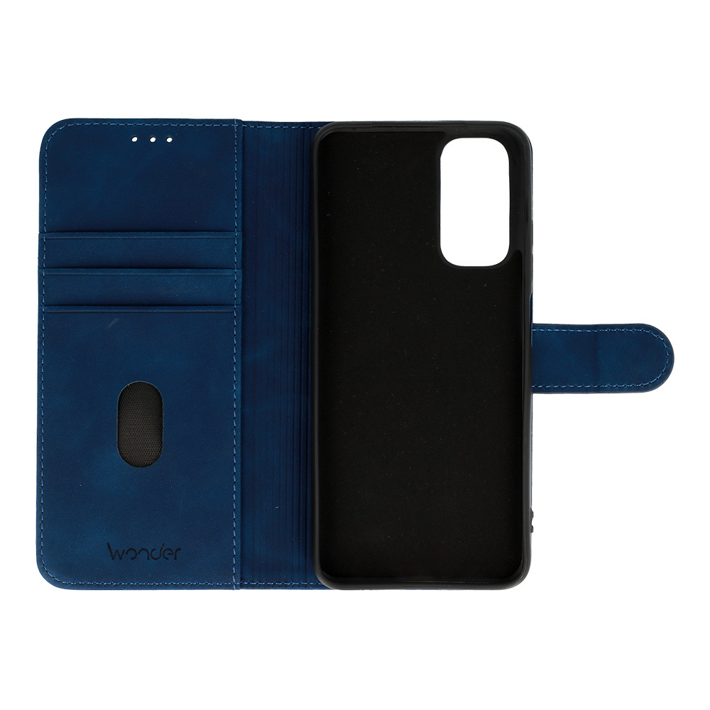 Pokrowiec z klapką Kabura Wonder Fancy granatowy Xiaomi Redmi Note 11S / 4 Pokrowiec z klapką Kabura Wonder Fancy granatowy Xiaomi Redmi Note 11S / 4