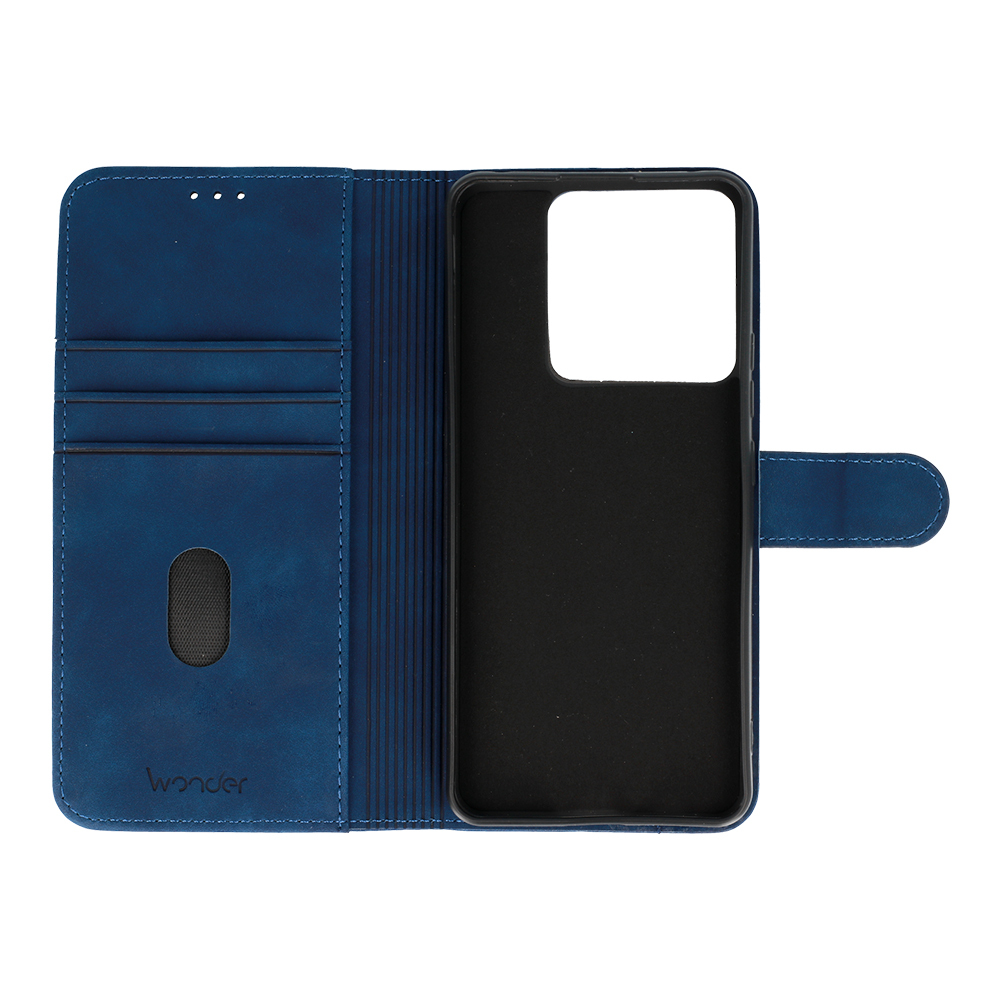 Pokrowiec z klapk� Kabura Wonder Fancy granatowy Xiaomi Redmi Note 13 5G / 4