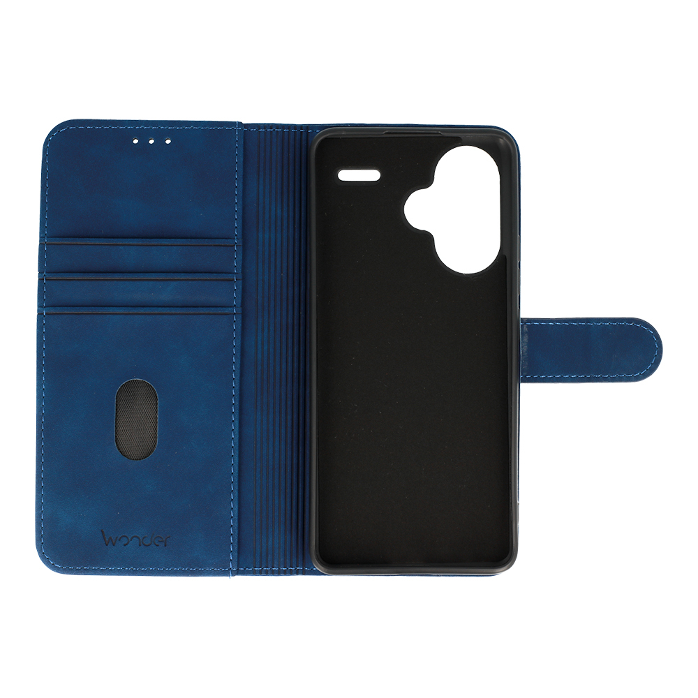 Pokrowiec z klapk� Kabura Wonder Fancy granatowy Xiaomi Redmi Note 13 Pro Plus 5G / 4
