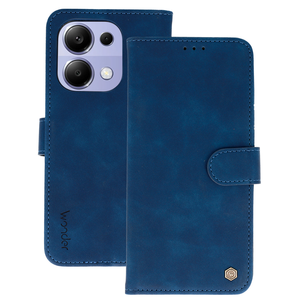 Pokrowiec z klapk� Kabura Wonder Fancy granatowy Xiaomi Redmi Note 13