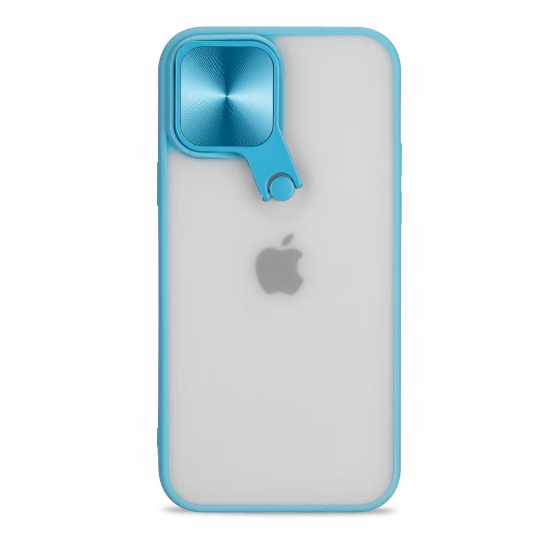 Pokrowiec z ochron obiektywu Cyclops Case niebieski Apple iPhone 13 / 2