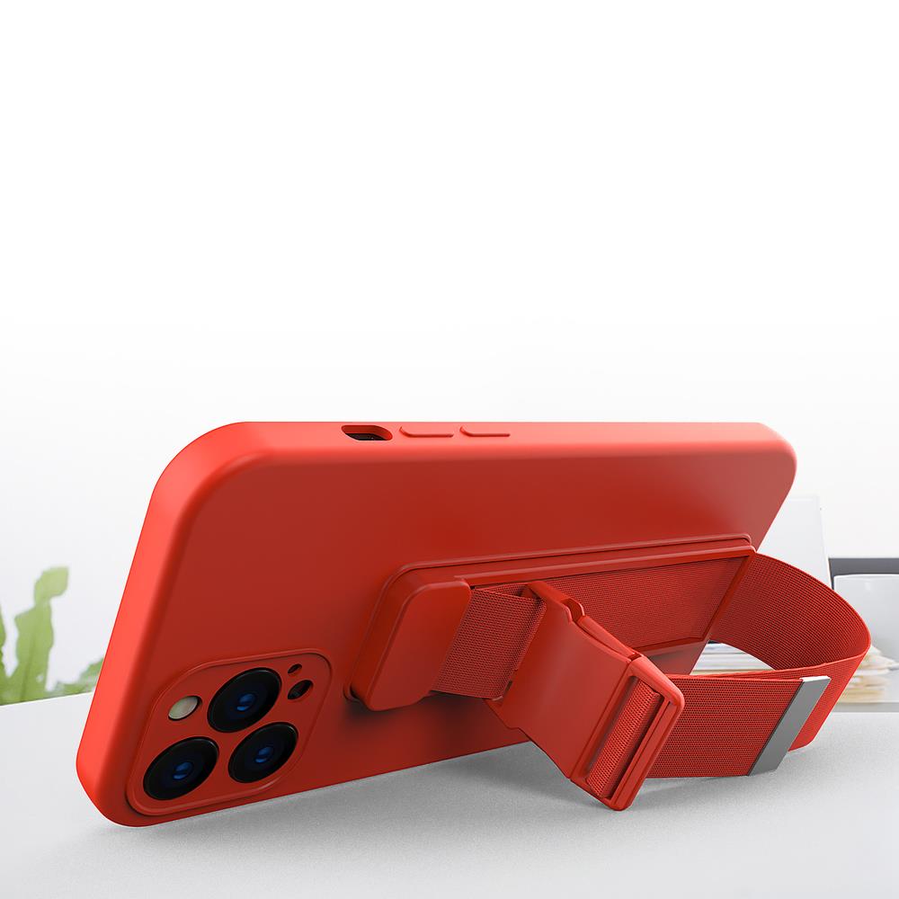 Pokrowiec elowy Rope Case ze smycz czerwony Apple iPhone 11 Pro Max / 6