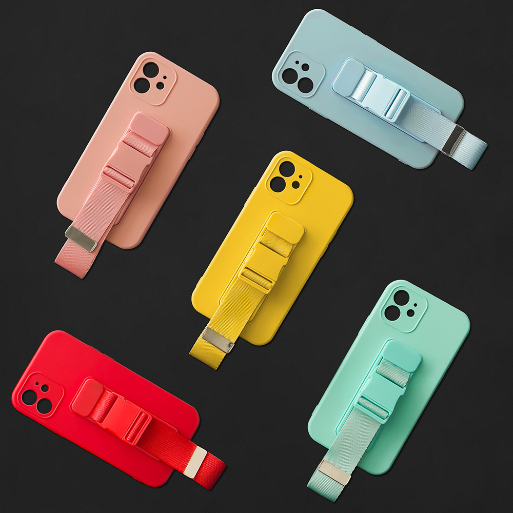 Pokrowiec żelowy Rope Case ze smyczą niebieski Samsung Galaxy A71 4G / 10 Pokrowiec żelowy Rope Case ze smyczą niebieski Samsung Galaxy A71 4G / 10