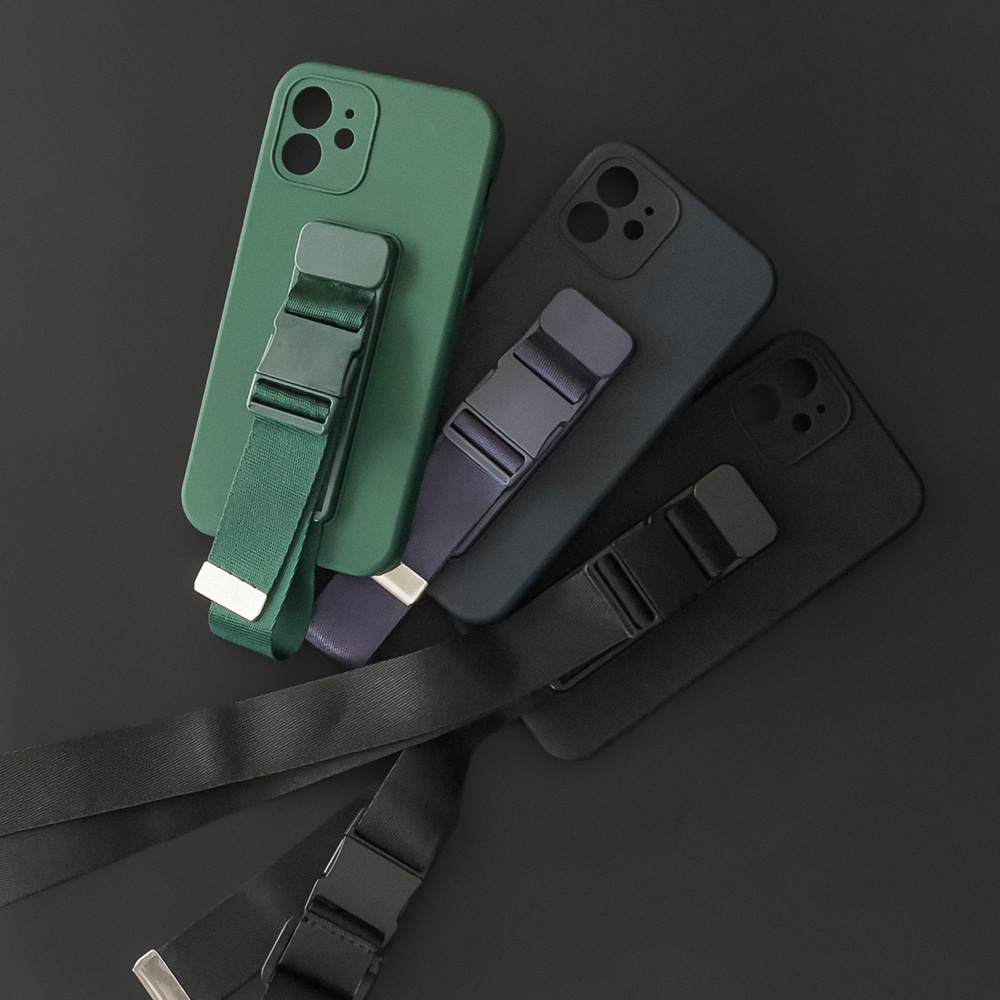 Pokrowiec żelowy Rope Case ze smyczą niebieski Samsung Galaxy A71 4G / 11 Pokrowiec żelowy Rope Case ze smyczą niebieski Samsung Galaxy A71 4G / 11