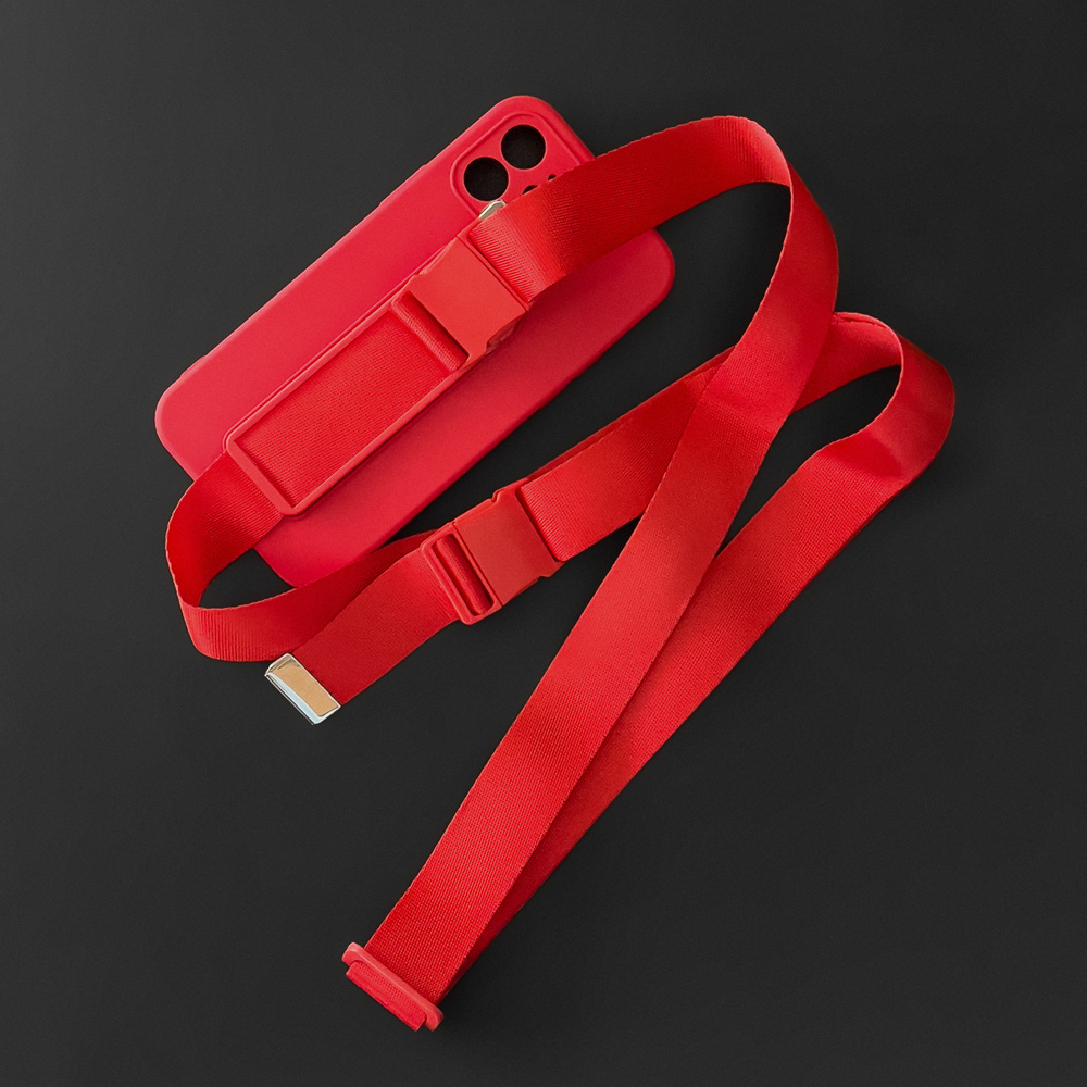 Pokrowiec żelowy Rope Case ze smyczą niebieski Samsung Galaxy A71 4G / 12 Pokrowiec żelowy Rope Case ze smyczą niebieski Samsung Galaxy A71 4G / 12