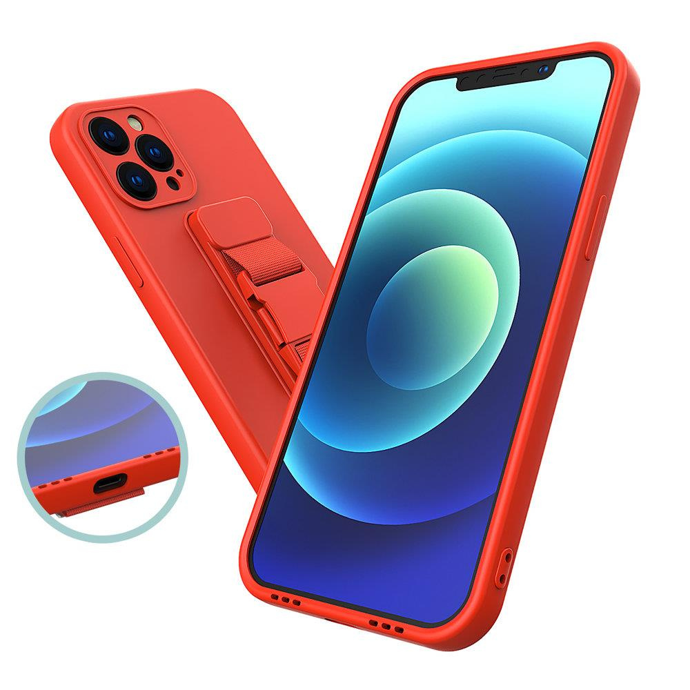 Pokrowiec żelowy Rope Case ze smyczą niebieski Samsung Galaxy A71 4G / 3 Pokrowiec żelowy Rope Case ze smyczą niebieski Samsung Galaxy A71 4G / 3