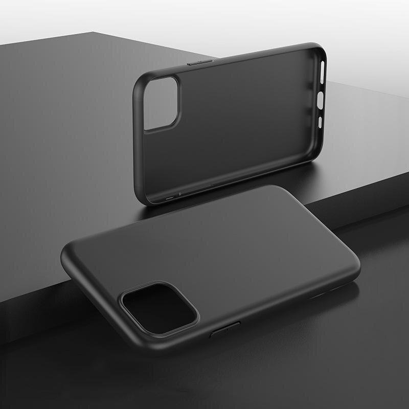 Pokrowiec elowy Soft Case czarny Apple iPhone 12 Pro Max / 9