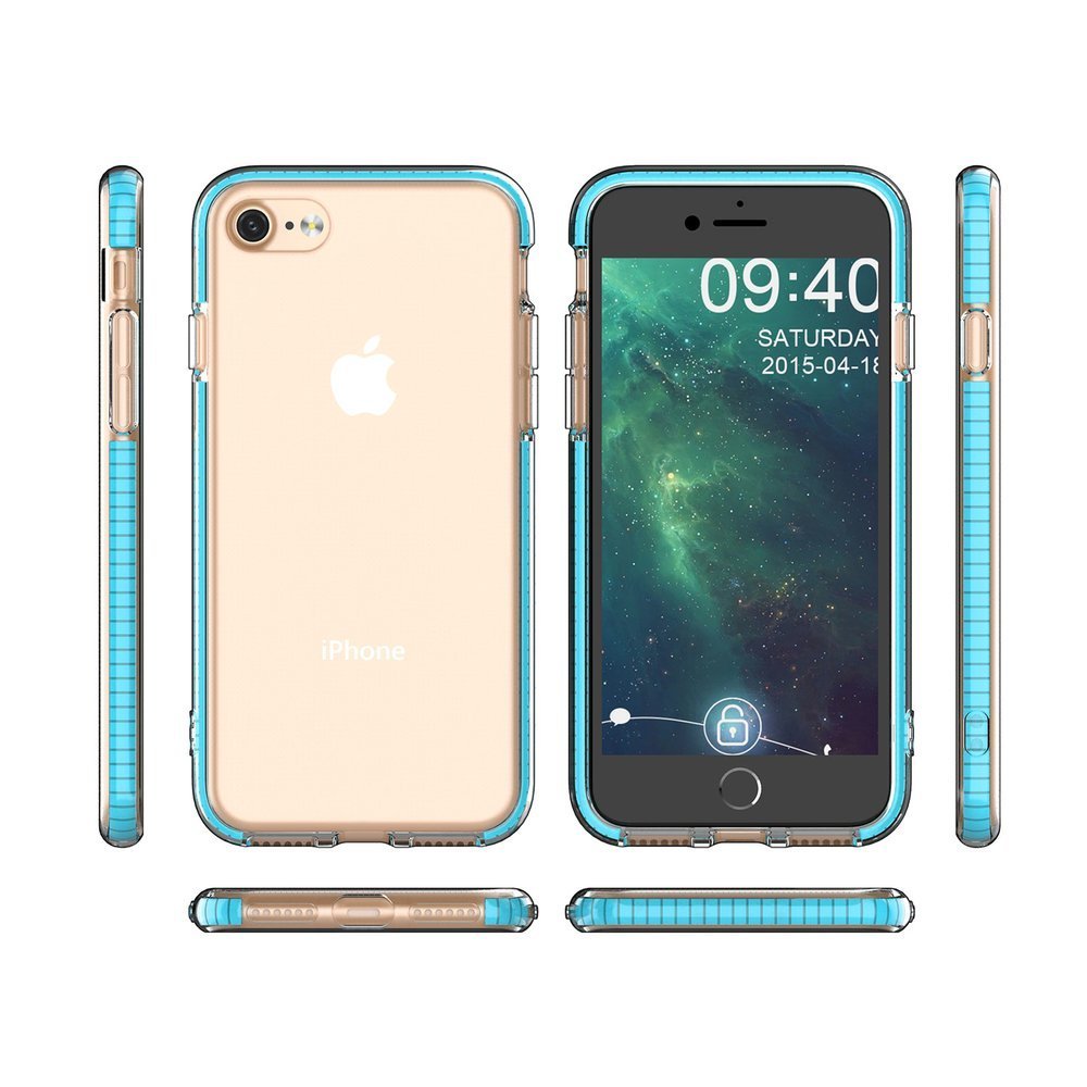 Pokrowiec �elowy Spring Case ciemnoniebieski Apple iPhone 8 / 4