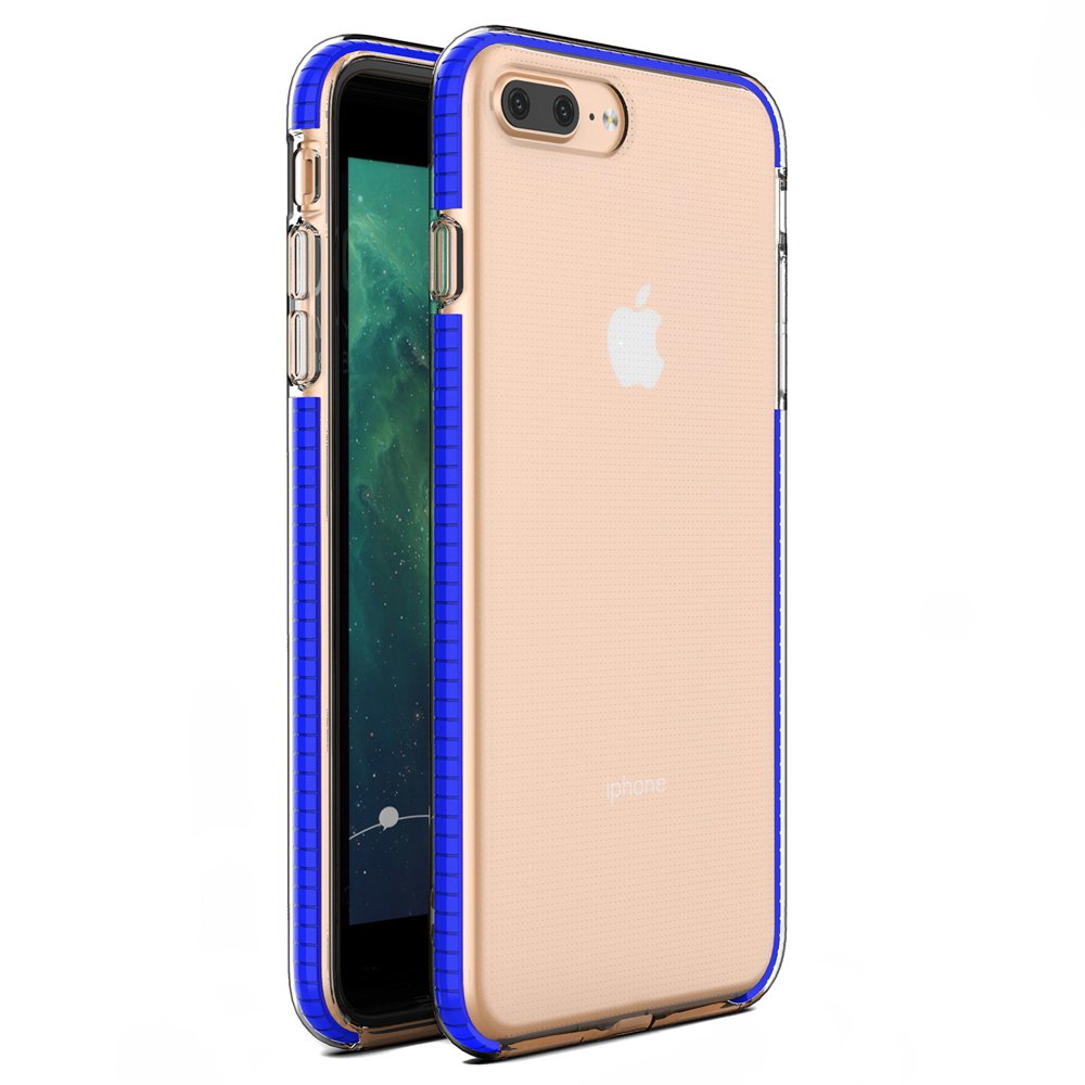 Pokrowiec elowy Spring Case ciemnoniebieski Apple iPhone 8 Plus