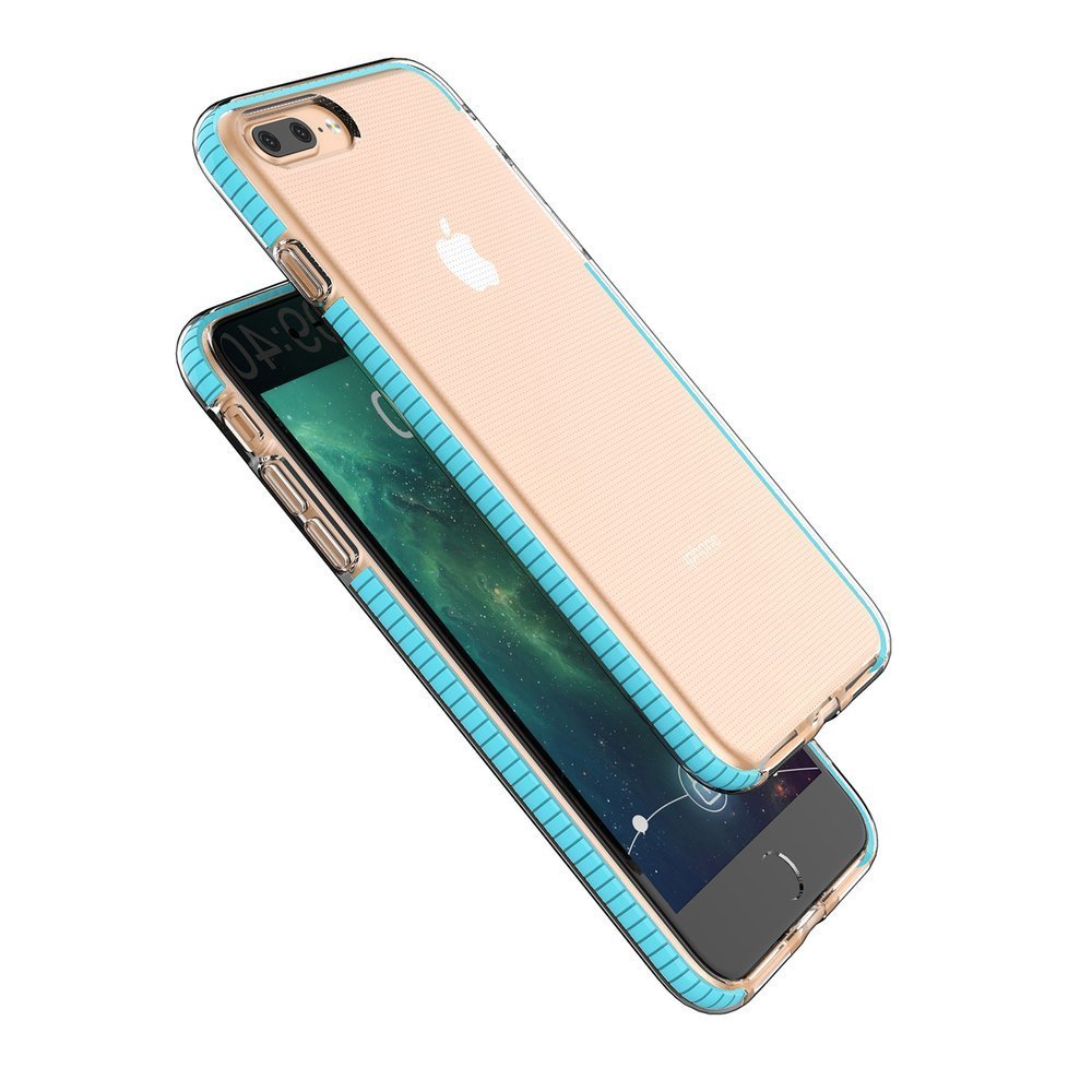 Pokrowiec elowy Spring Case ciemnoniebieski Apple iPhone 8 Plus / 2