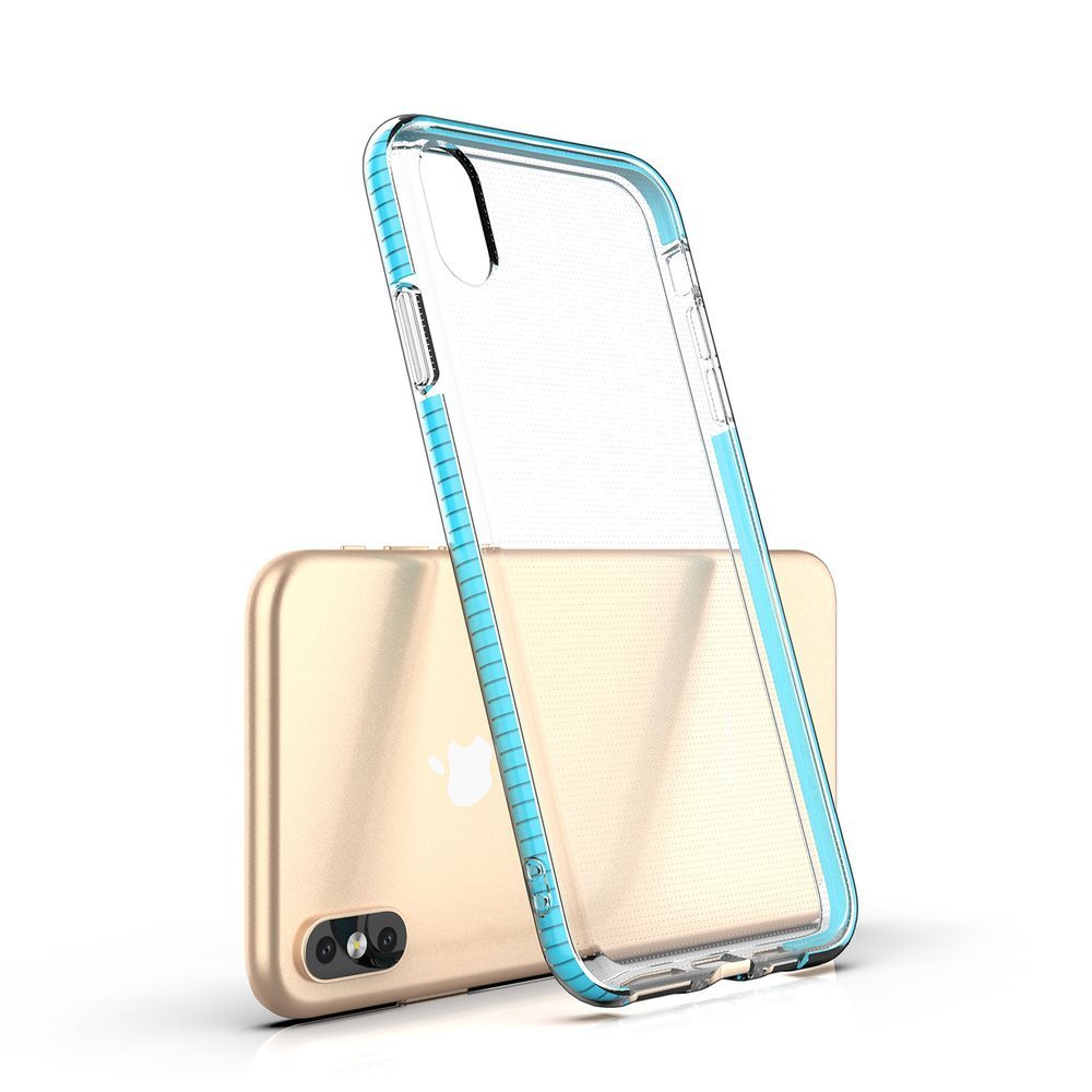 Pokrowiec �elowy Spring Case ciemnoniebieski Apple iPhone XS Max / 3