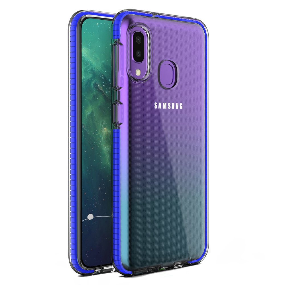 Pokrowiec elowy Spring Case ciemnoniebieski Samsung Galaxy A20e