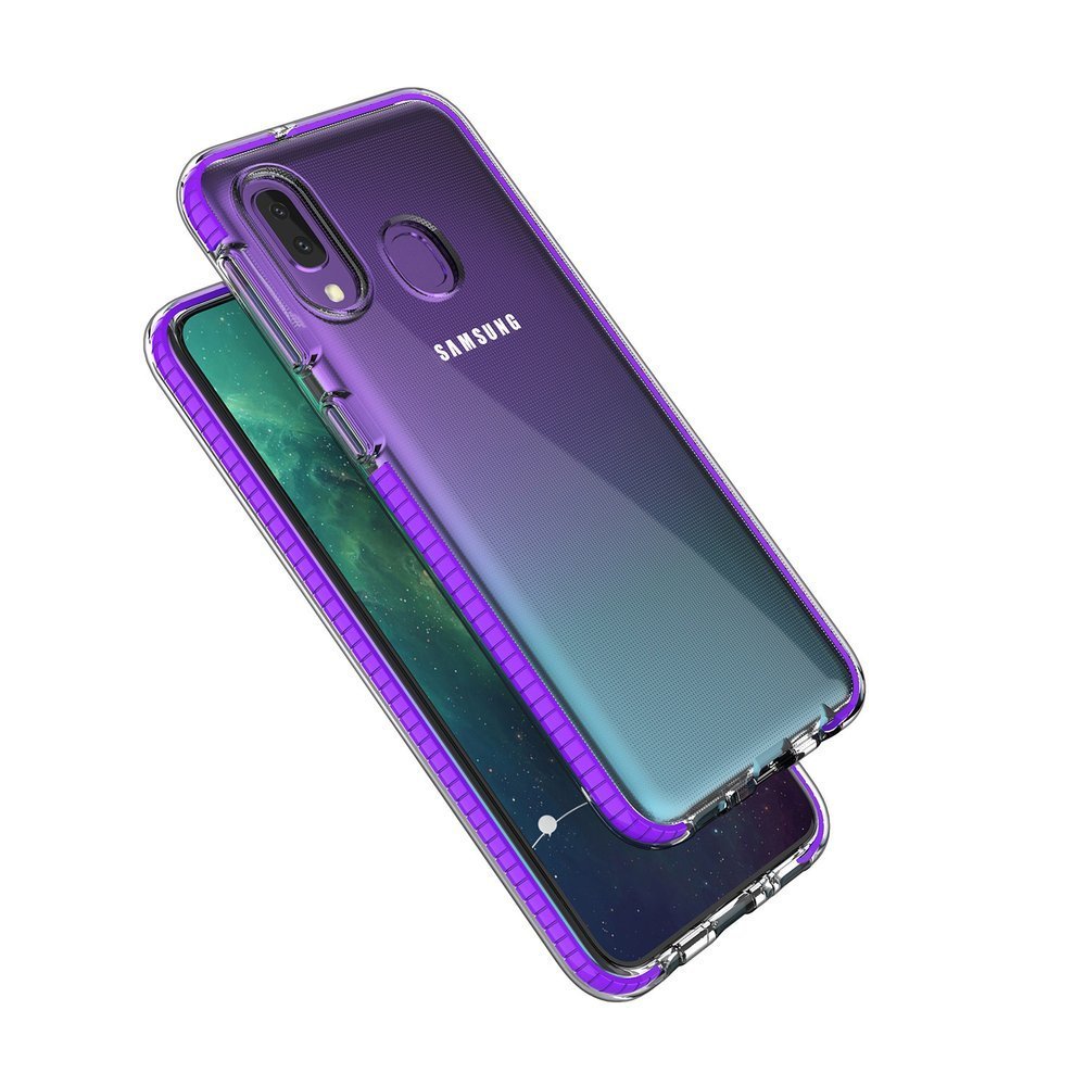 Pokrowiec �elowy Spring Case ciemnoniebieski Samsung Galaxy A20e / 2