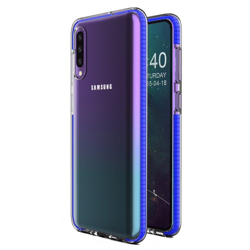 Pokrowiec elowy Spring Case ciemnoniebieski Samsung Galaxy A40