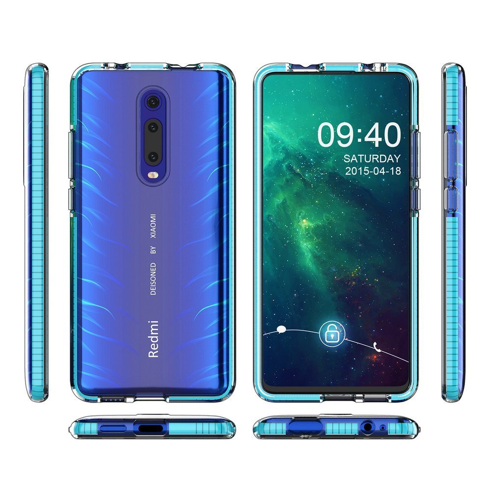 Pokrowiec �elowy Spring Case ciemnoniebieski Xiaomi Mi 9T / 4
