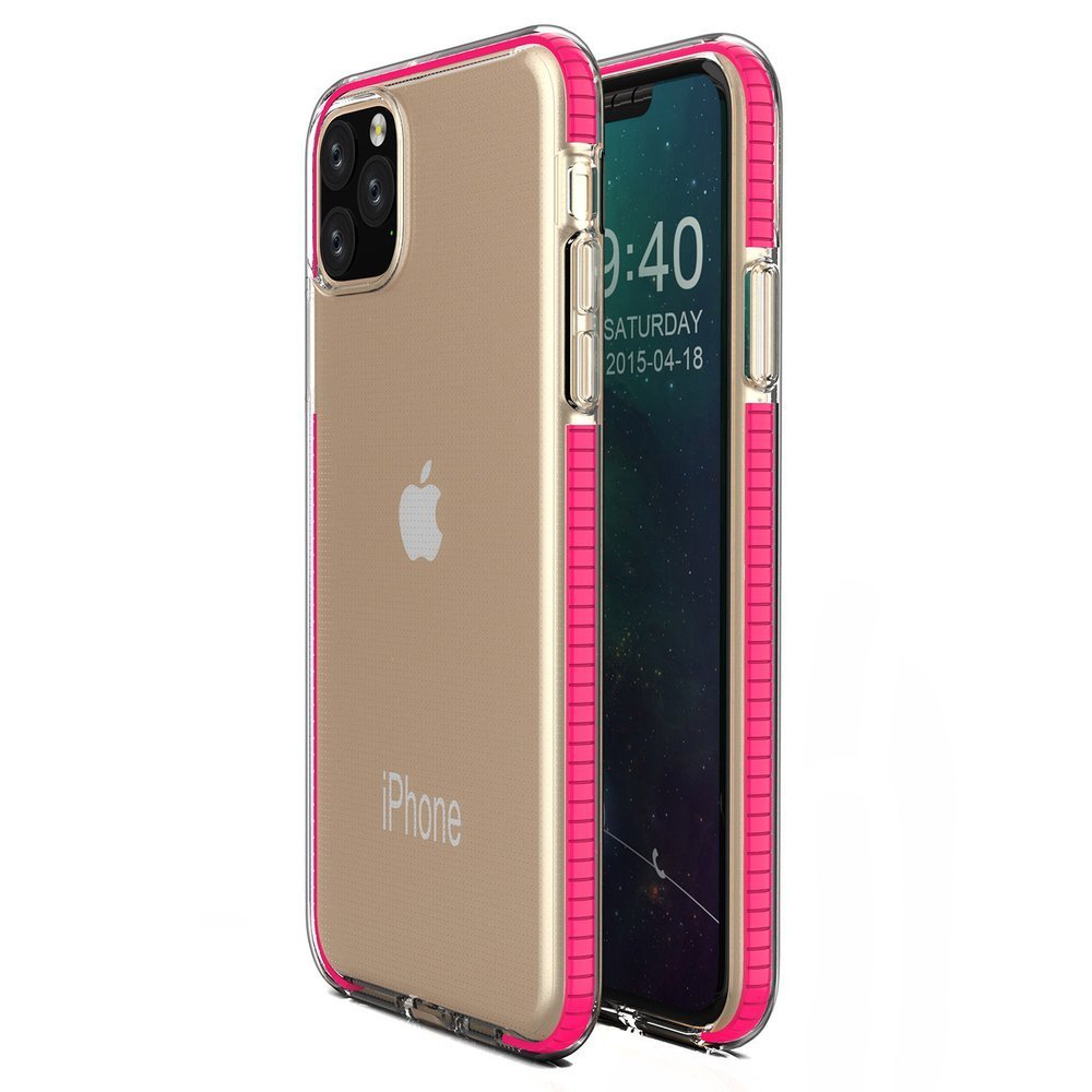 Pokrowiec żelowy Spring Case ciemnoróżowy Apple iPhone 11 Pro Pokrowiec żelowy Spring Case ciemnoróżowy Apple iPhone 11 Pro