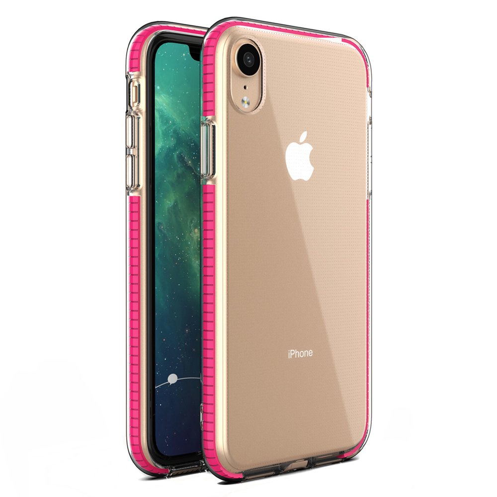 Pokrowiec �elowy Spring Case ciemnor�owy Apple iPhone XR