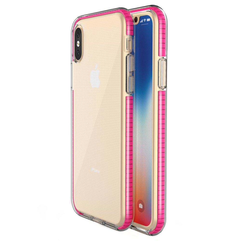 Pokrowiec �elowy Spring Case ciemnor�owy Apple iPhone XS