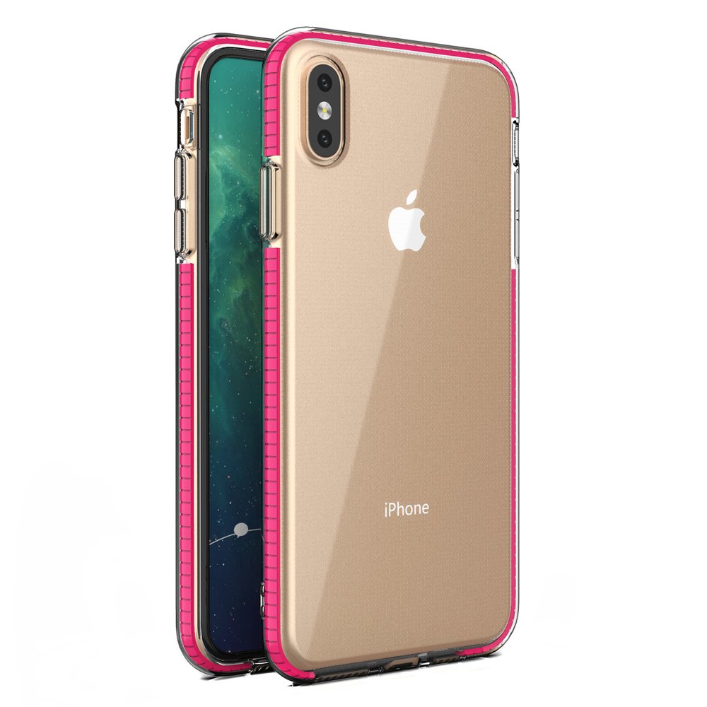 Pokrowiec �elowy Spring Case ciemnor�owy Apple iPhone XS Max