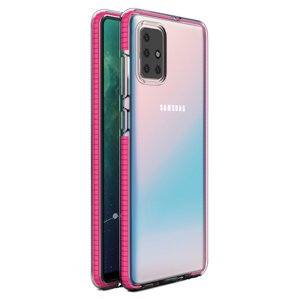 Pokrowiec �elowy Spring Case ciemnor�owy Samsung Galaxy A71