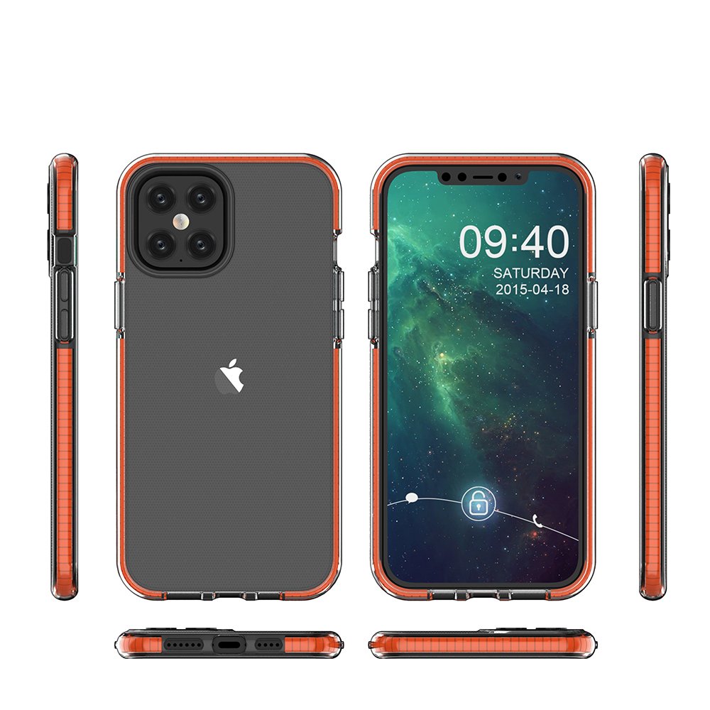 Pokrowiec �elowy Spring Case czarny Apple iPhone 12 Pro Max / 2