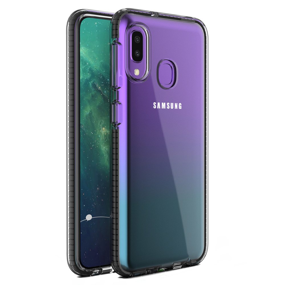 Pokrowiec elowy Spring Case czarny Samsung Galaxy A20e