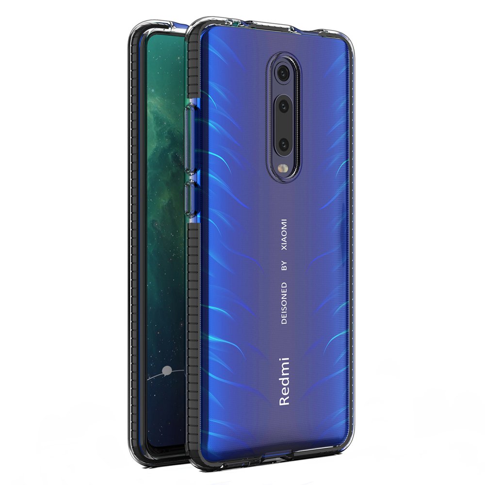 Pokrowiec �elowy Spring Case czarny Xiaomi Mi 9T Pro