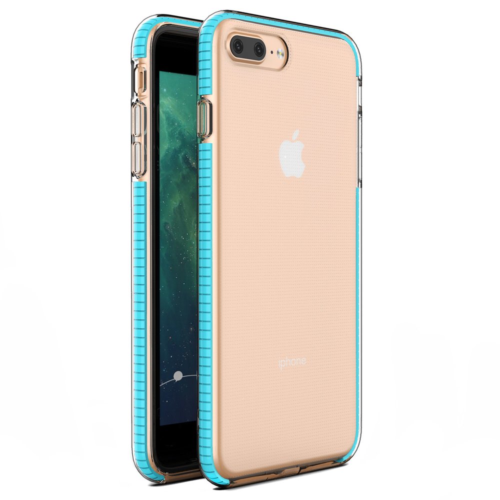 Pokrowiec elowy Spring Case jasnoniebieski Apple iPhone 7 Plus