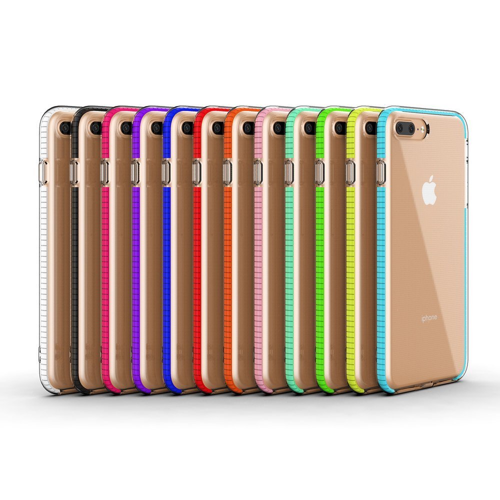 Pokrowiec elowy Spring Case jasnoniebieski Apple iPhone 8 Plus / 5