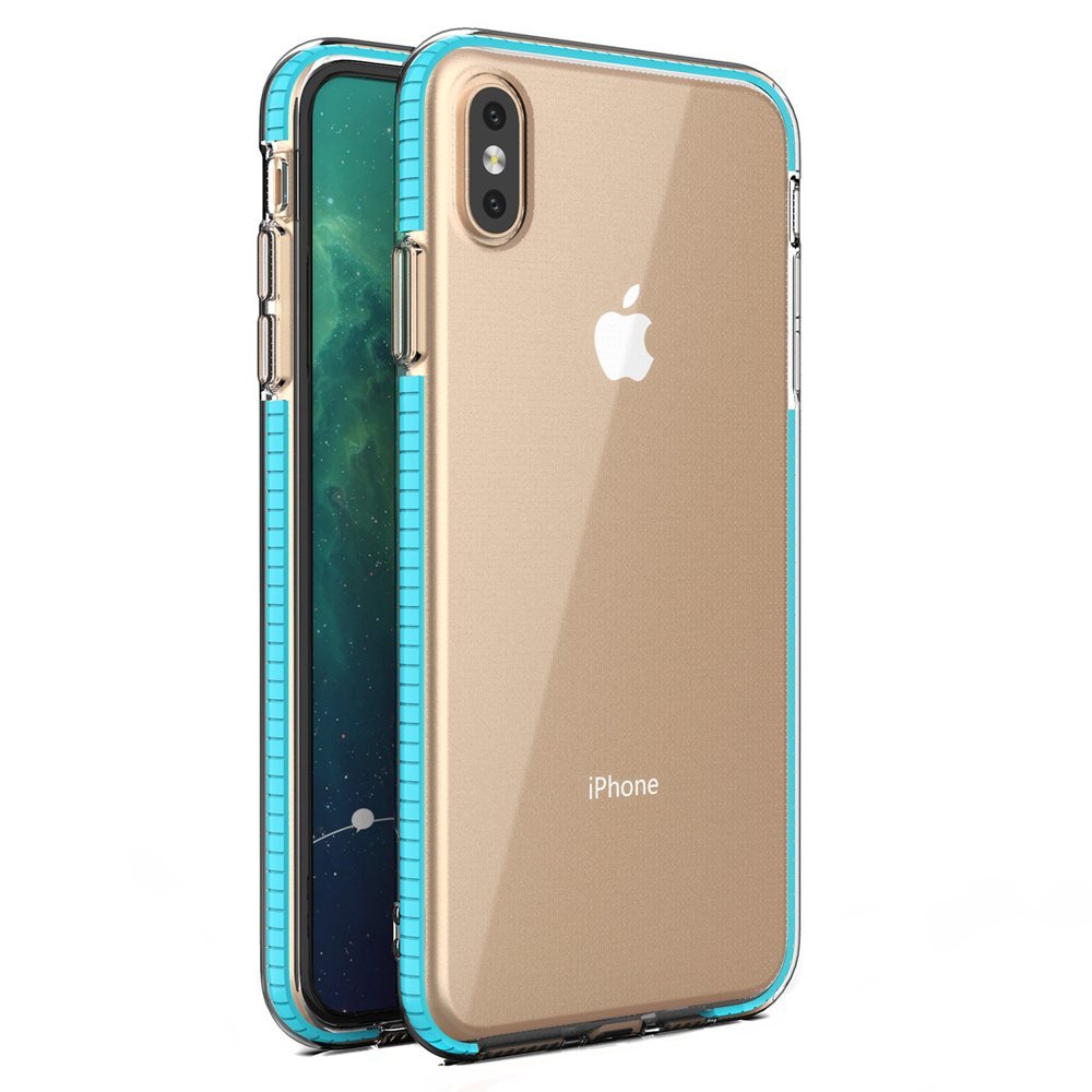 Pokrowiec żelowy Spring Case jasnoniebieski Apple iPhone XS Pokrowiec żelowy Spring Case jasnoniebieski Apple iPhone XS