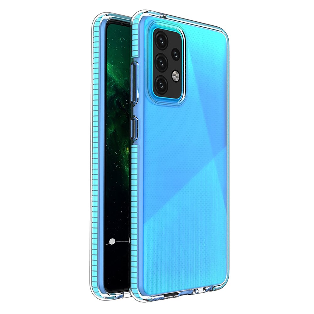 Pokrowiec elowy Spring Case jasnoniebieski Samsung A52 4G