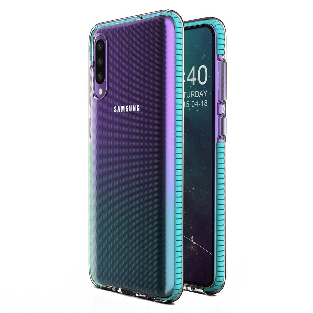 Pokrowiec elowy Spring Case jasnoniebieski Samsung Galaxy A40