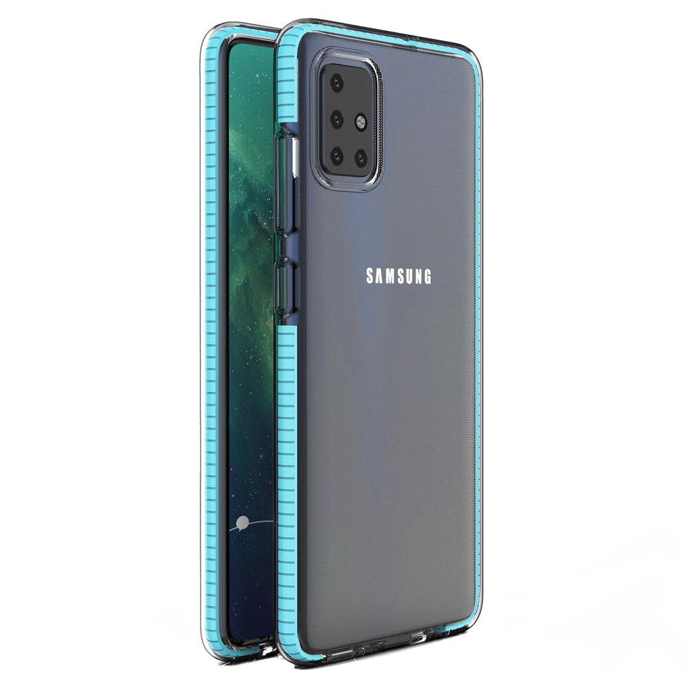 Pokrowiec elowy Spring Case jasnoniebieski Samsung Galaxy A51