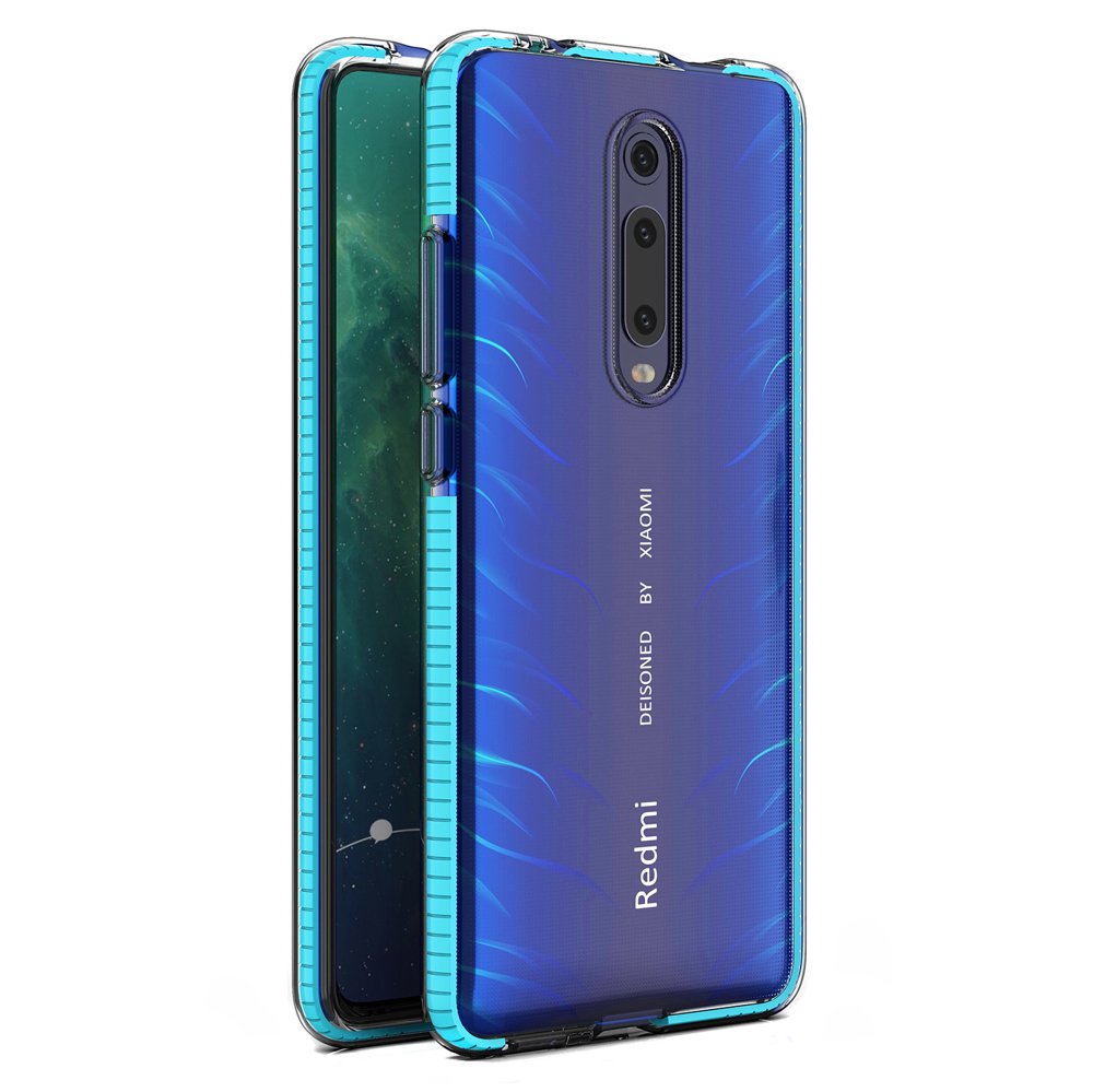 Pokrowiec �elowy Spring Case jasnoniebieski Xiaomi Mi 9T Pro