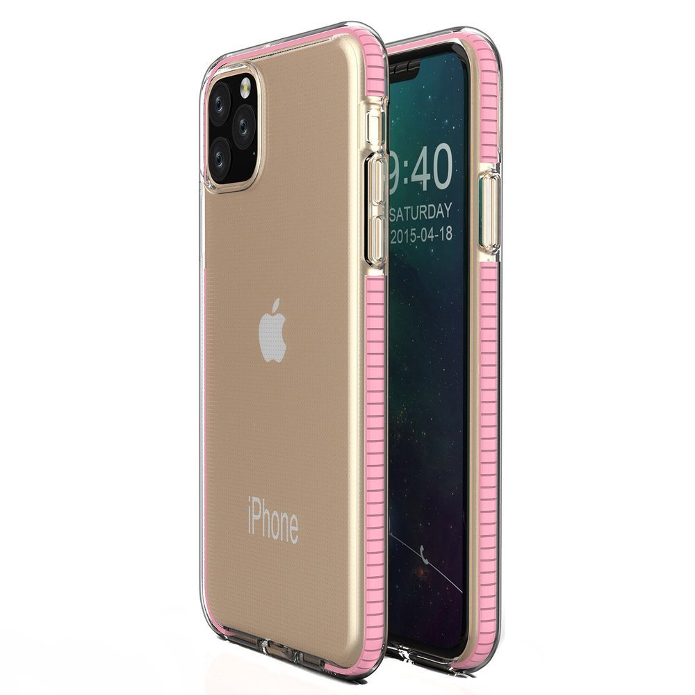 Pokrowiec żelowy Spring Case jasnoróżowy Apple iPhone 11 Pro Pokrowiec żelowy Spring Case jasnoróżowy Apple iPhone 11 Pro