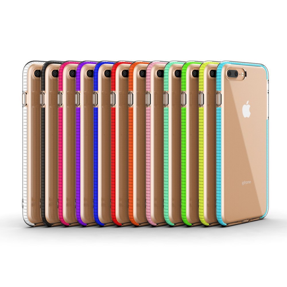 Pokrowiec żelowy Spring Case jasnoróżowy Apple iPhone 8 Plus / 5 Pokrowiec żelowy Spring Case jasnoróżowy Apple iPhone 8 Plus / 5