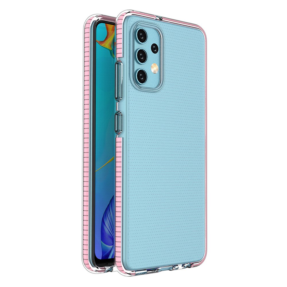 Pokrowiec �elowy Spring Case jasnor�owy Samsung A32 4G