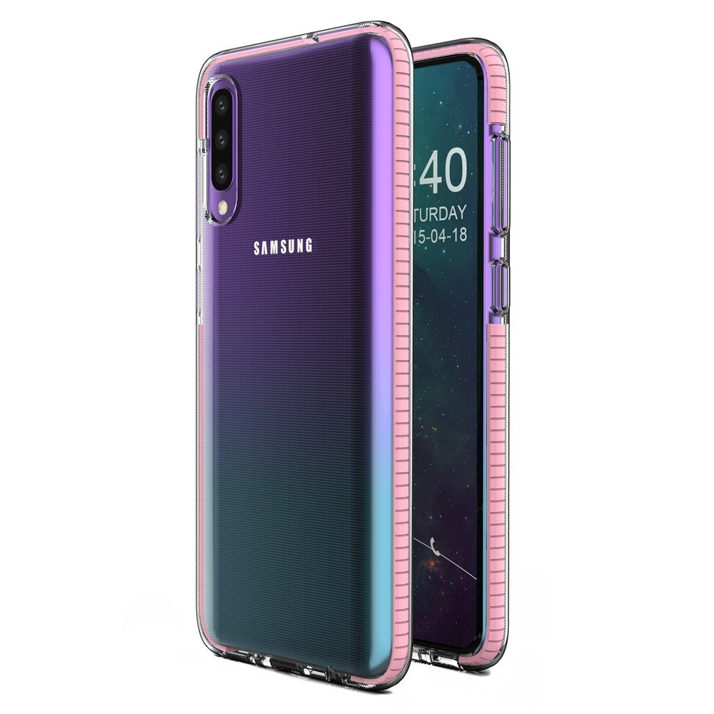 Pokrowiec elowy Spring Case jasnorowy Samsung Galaxy A40