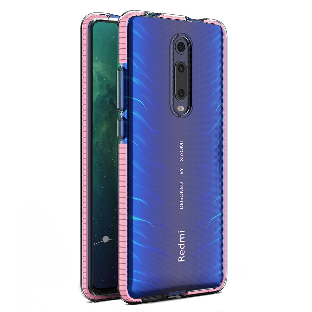 Pokrowiec �elowy Spring Case jasnor�owy Xiaomi Mi 9T