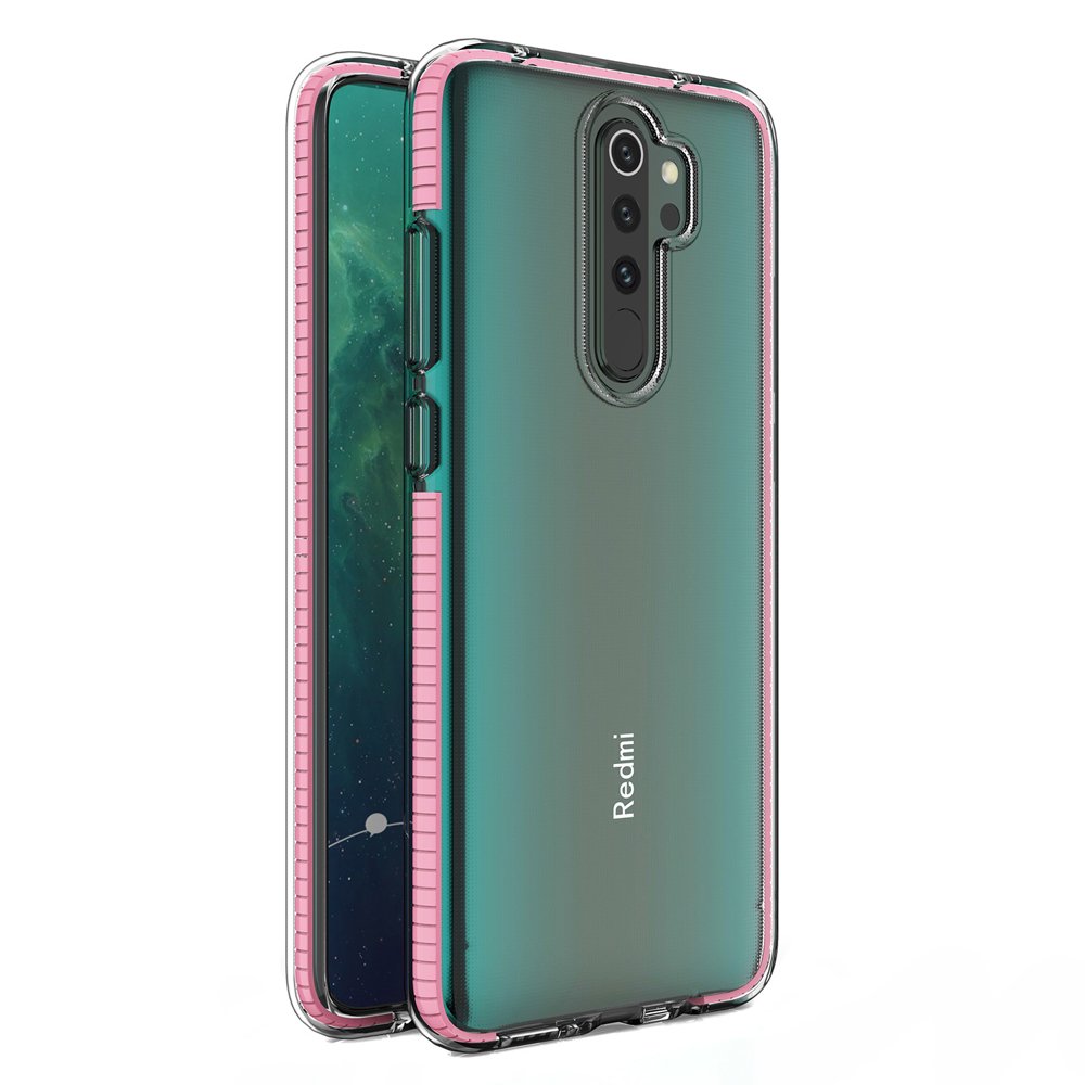 Pokrowiec �elowy Spring Case jasnor�owy Xiaomi Redmi Note 8 Pro