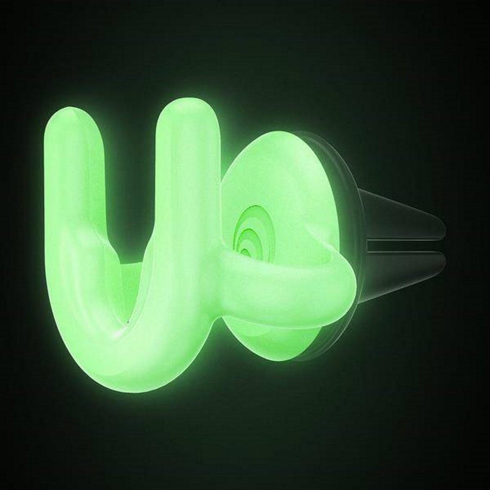 Popsockets uchwyt do kratki wentylacyjnej PopMount Glow in the Dark / 3