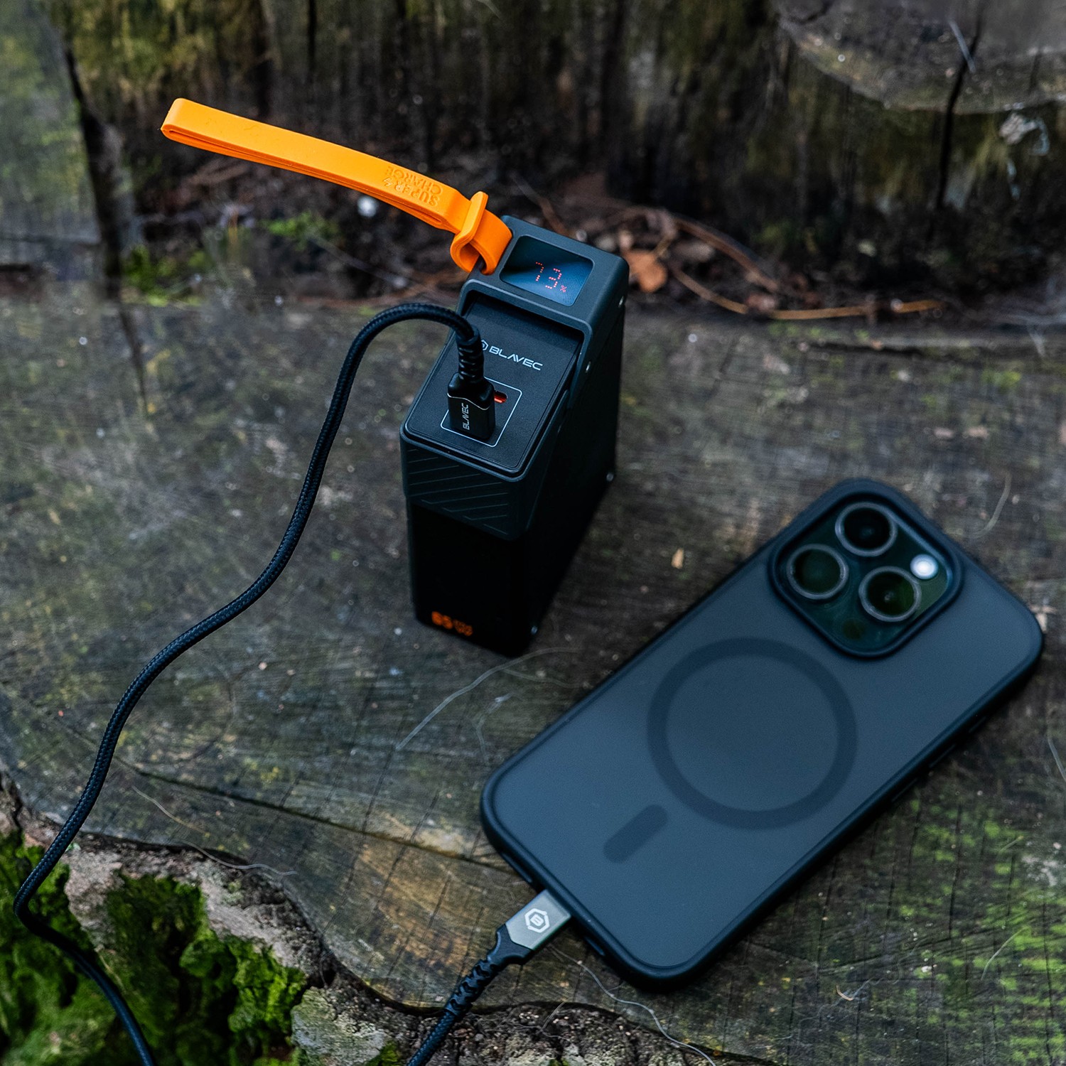 Power Bank Blavec 20000mAh 65W 2x USB-C czarny myPhone Hammer 4 Plus / 6 Power Bank Blavec 20000mAh 65W 2x USB-C czarny myPhone Hammer 4 Plus / 6