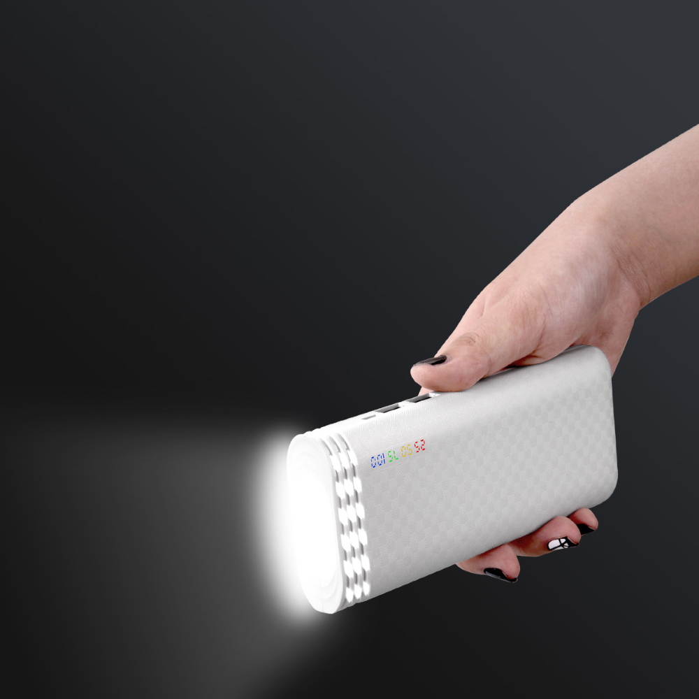 Power bank z latark� Setty 4800 mAh mi�towy / 6