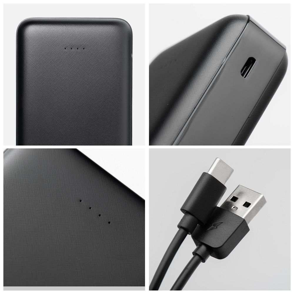 Powerbank Blue Star 20000 mAh 2.1A W2015 1xUSB-C 2xUSB-A czarny / 5 Powerbank Blue Star 20000 mAh 2.1A W2015 1xUSB-C 2xUSB-A czarny / 5