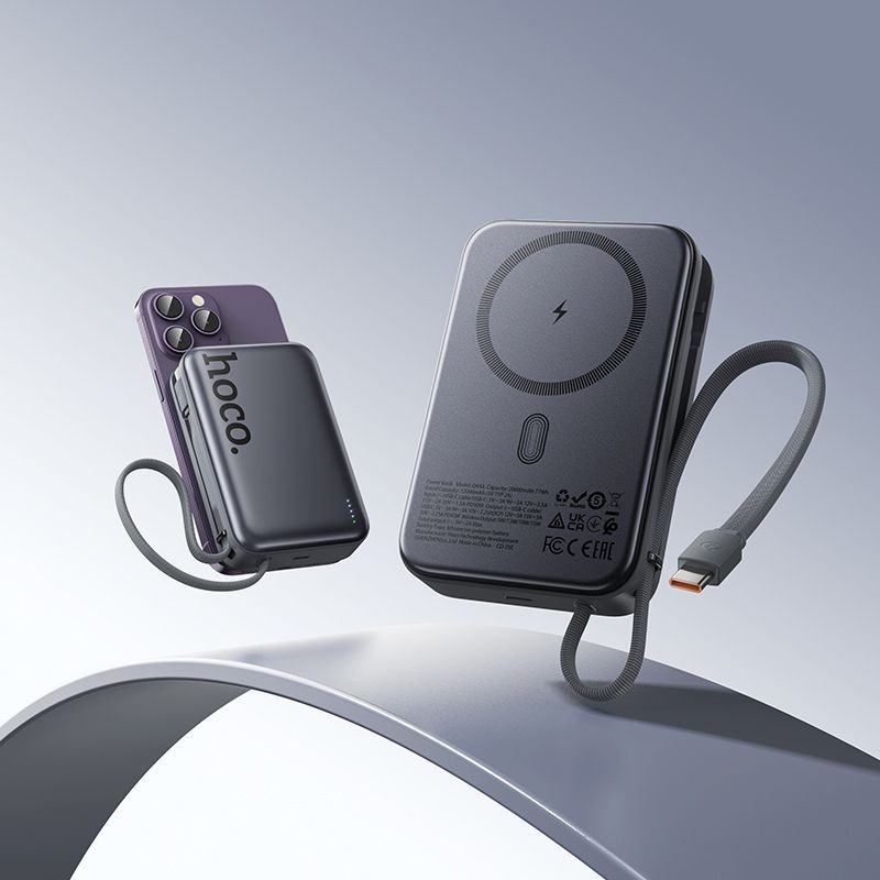 Powerbank Hoco 20000mAh 45W USB-C MagSafe czarny / 7