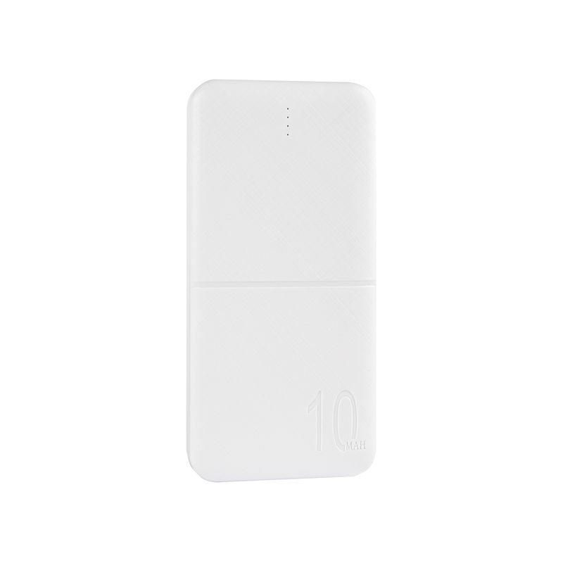 POWERBANK MX COCO 10 000 mAh, 2xUSB, 10W Li-Po, WHITE / BIA�Y, + kabel microUSB